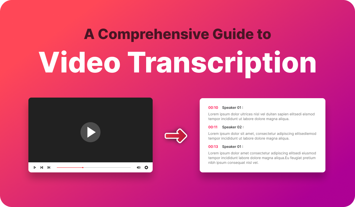 A Comprehensive Guide to Video Transcription: From Tools and Techniques to Applications and Benefits