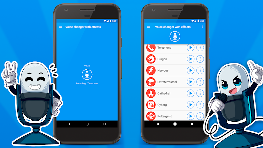 Voice Changer with Effects para Software de Mudança de Voz