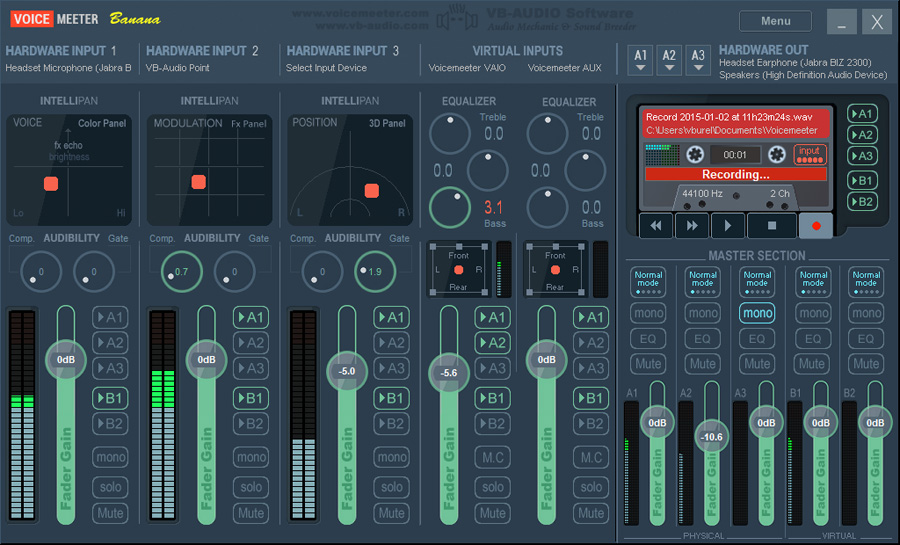 VoiceMeeter para Software de Mudança de Voz
