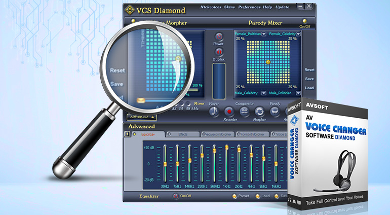 AV Voice Changer Software Diamond para Software de Mudança de Voz