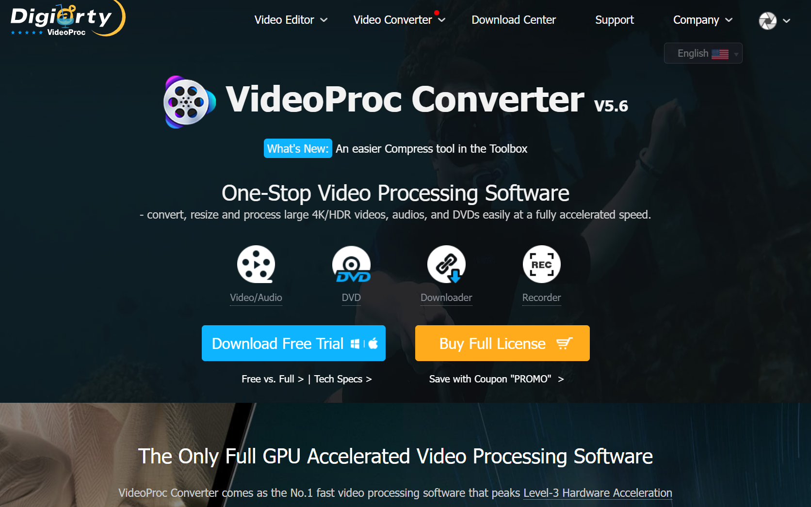 VideoProc für Clipping-Software für Gaming