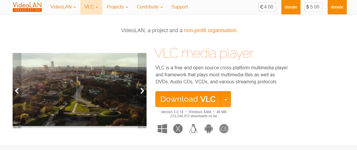 VLC Media Player para Conversor e Downloader de YouTube para FLAC