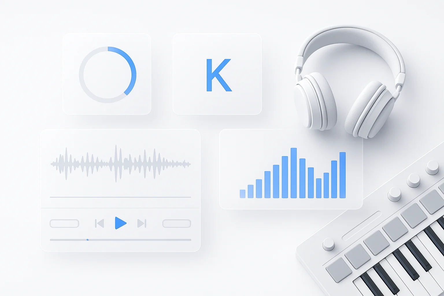 Music production workspace with audio analysis tools and BPM detection interface
