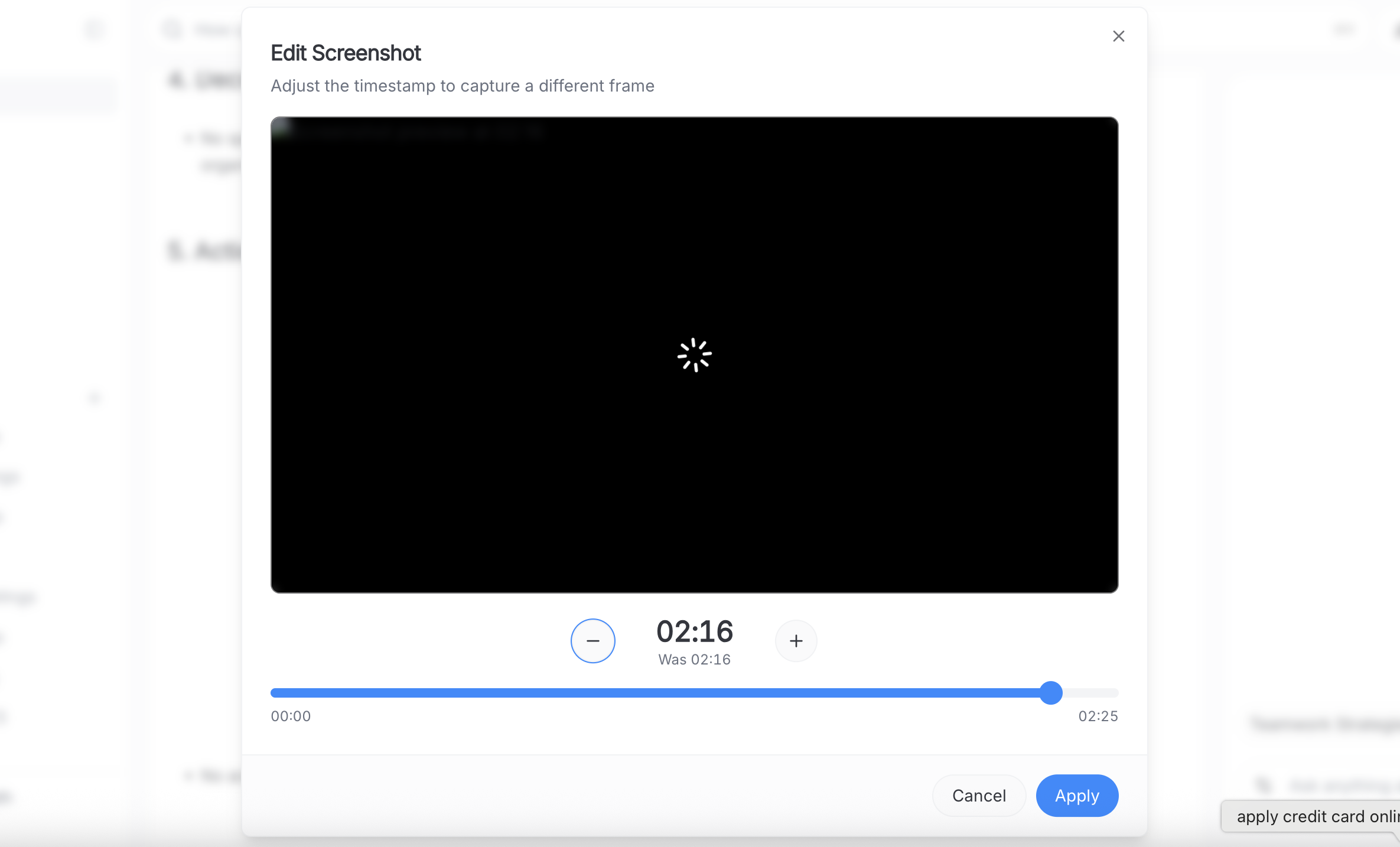 creating an SOP from a video