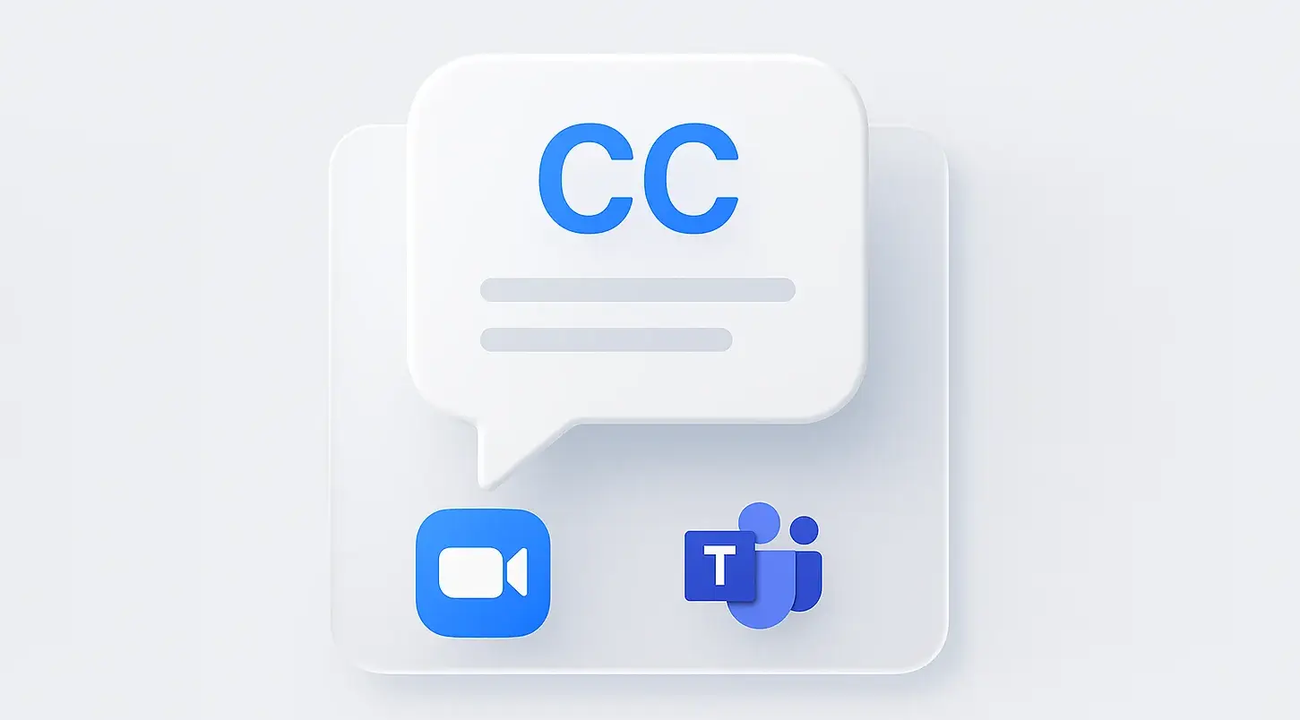 7 Best Live Caption Tools for Meetings 2026 (Zoom, Teams, Web)